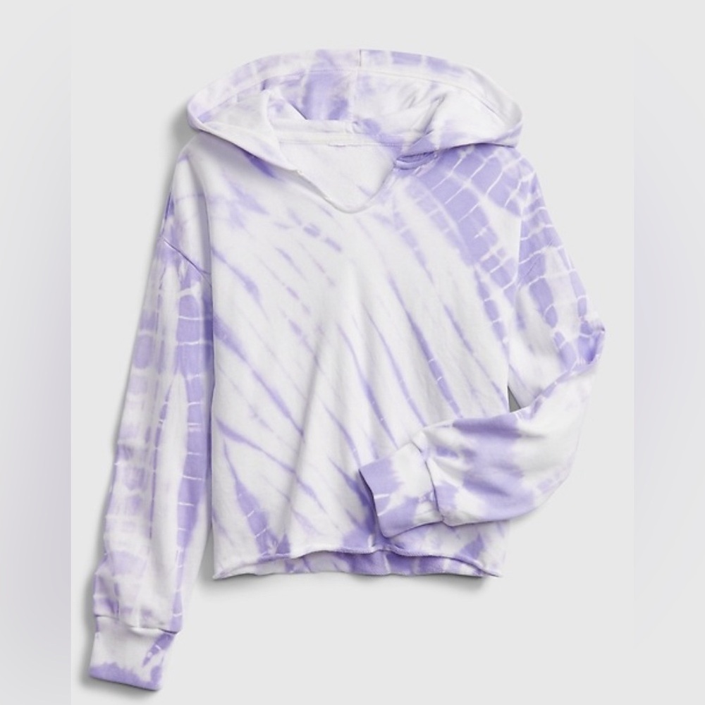 GAP Kids Lavender Tie-Dye Hoodie